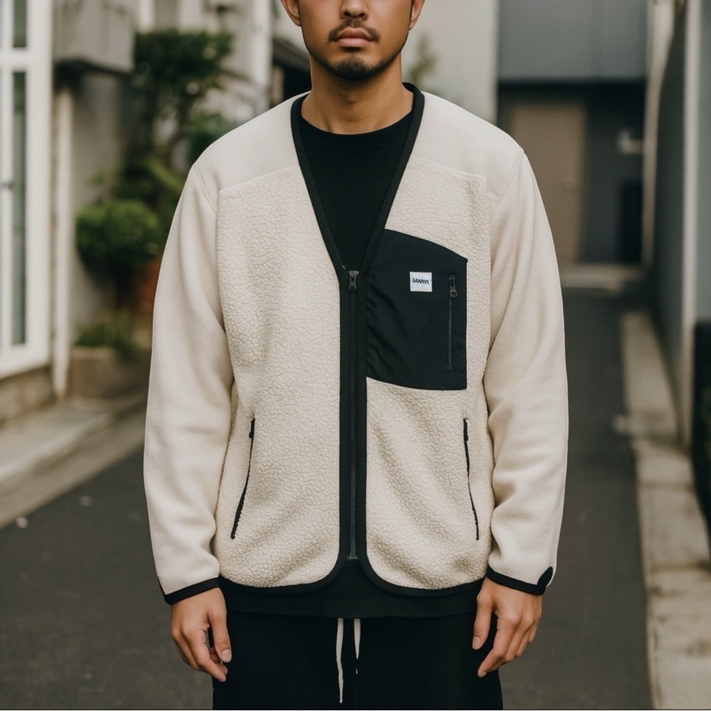 GANRYU‎ x COMME DES GARCONS 2014 Runway Hypebeast Polar Fleece Jacket